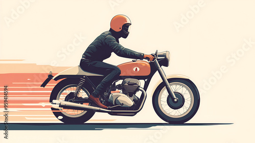 motorcycle illustration