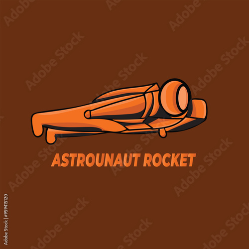 Astronauts Flying, for Science Fiction Posters Covers, and Backgrounds and article clothes