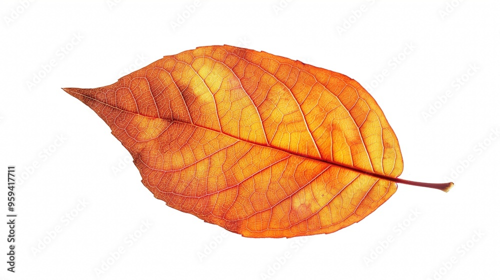 single leaf on white background single leaf on white background