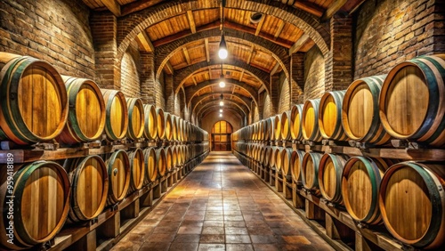 Balsamic vinegar cellar in Modena, Italy , Modena, cellar, balsamic vinegar, barrels, aging, traditional, wooden, barrels