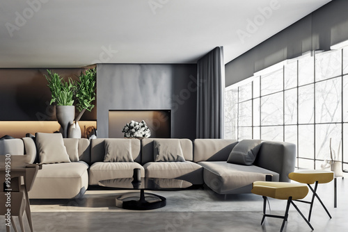 contemporary Livingroom interior