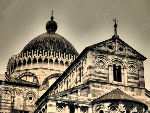 Italy, Pisa. Infrared of the Field of Miracles. photo