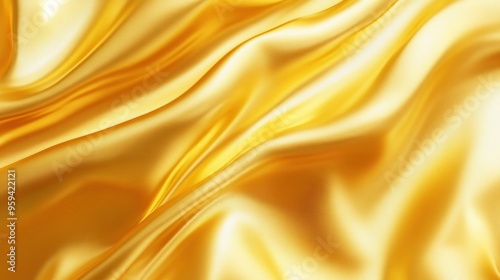 Neon Liquid Gold Abstract Metallic Background