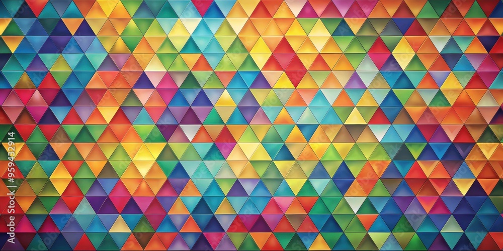 Abstract geometric background featuring an array of colorful triangles, infinite, moment, abstract, background, triangles Abstract geometric background featuring an array of colorful triangles, infinite, moment, abstract, background, triangles