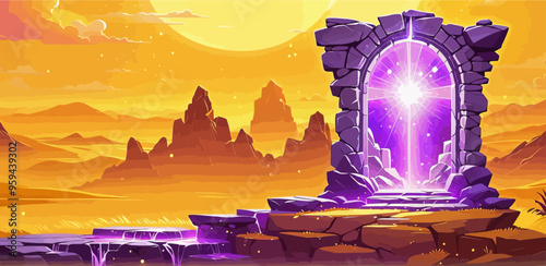 Mystical Gateway to a Fantasy Realm