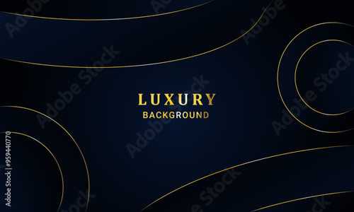Blue luxury abstract background for social media design vector