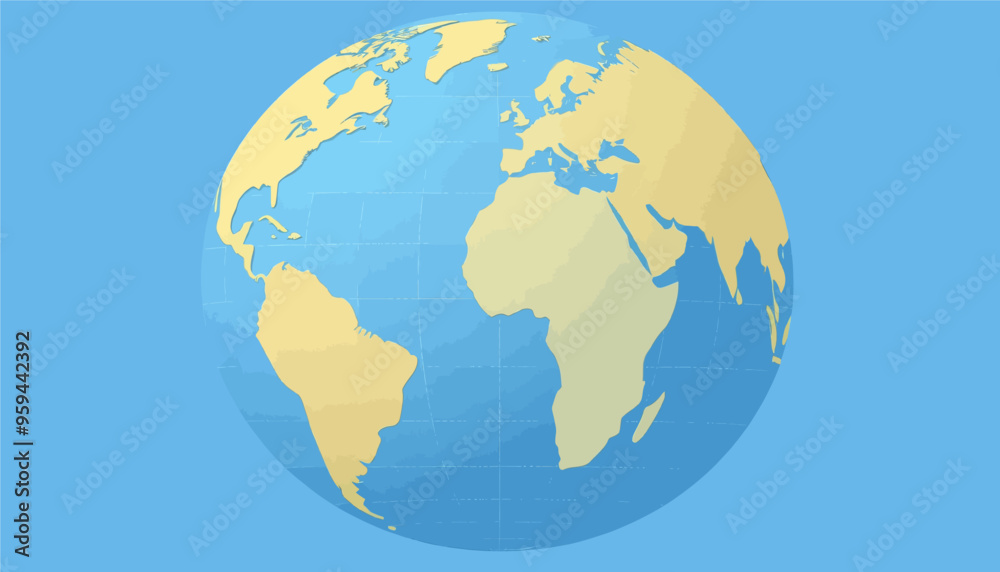 World Map with Continents and Countries World Map with Continents and Countries