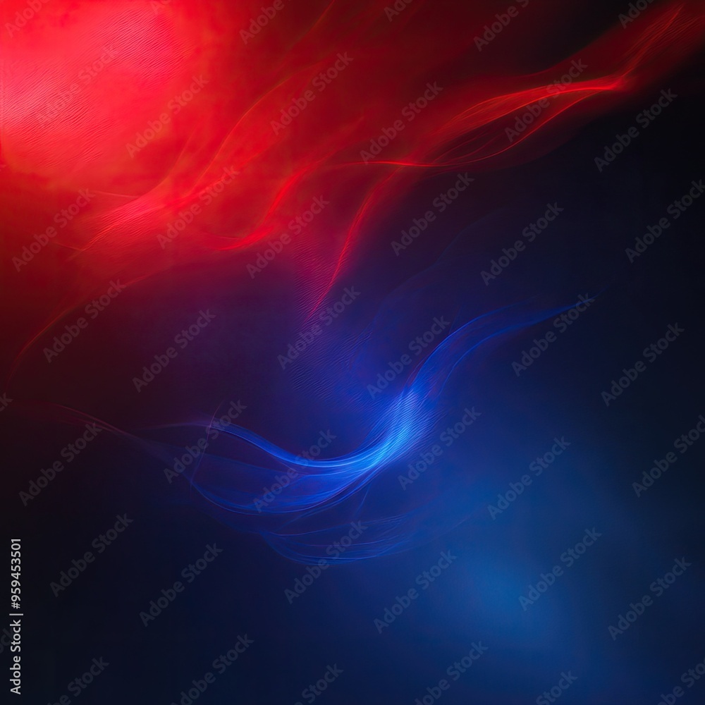 Vibrant abstract digital art with red and blue fluid shapes on a dark background, creating a dynamic and captivating visual experience. Vibrant abstract digital art with red and blue fluid shapes on a dark background, creating a dynamic and captivating visual experience.