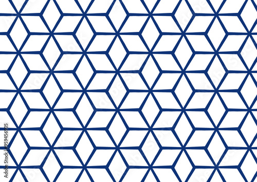 white and blue background abstract doodle art pattern  seamless geometric pattern