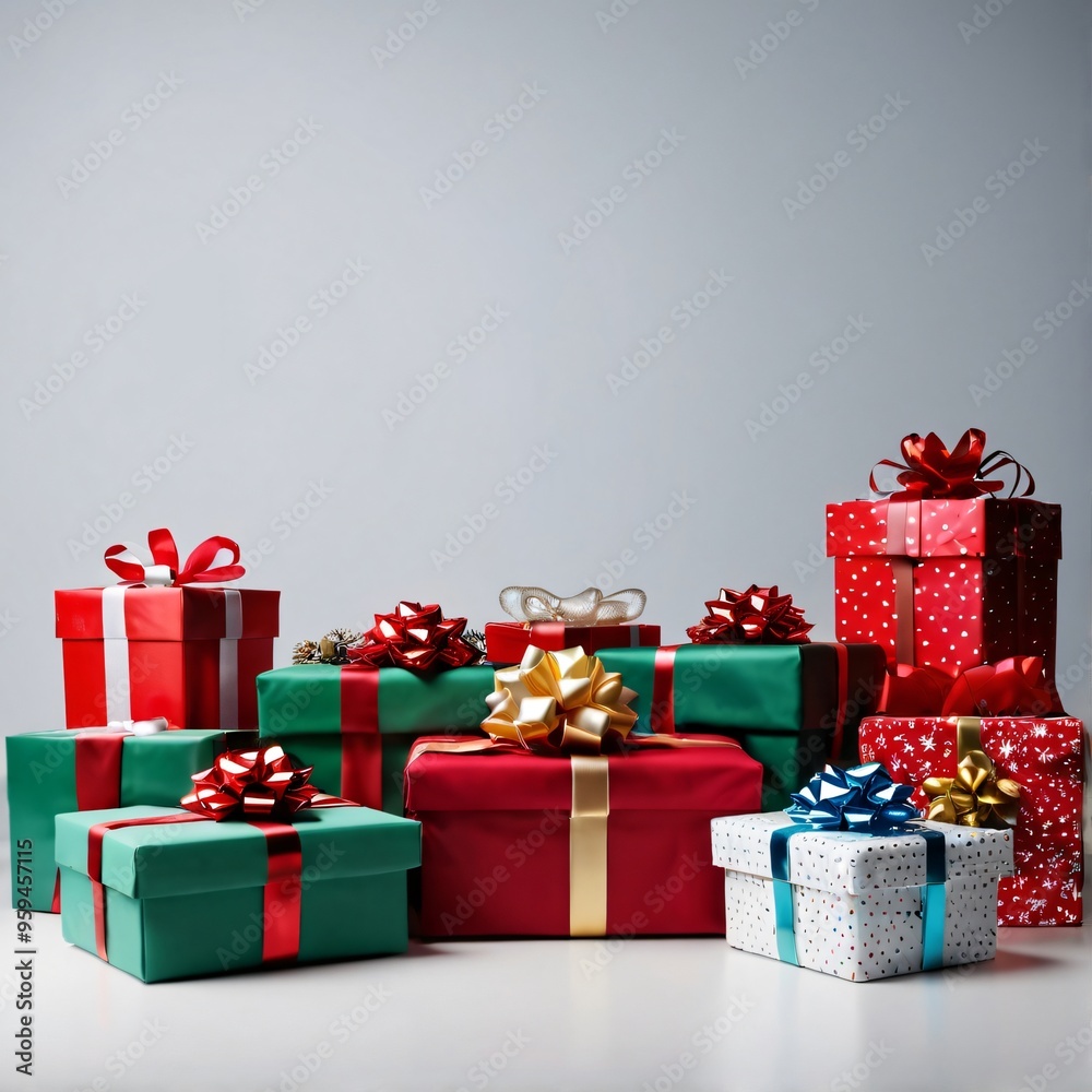 Obraz premium variety of different Christmas gifts