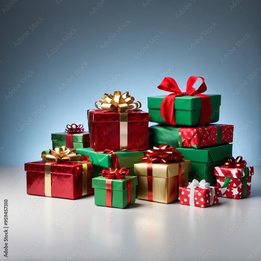 Obraz premium variety of different Christmas gifts