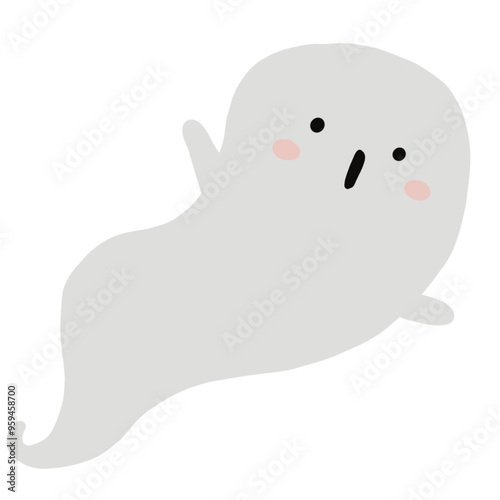 Halloween cute spooky charater costumes vector - vampire, ghost, witch, pumpkins, frankenstein