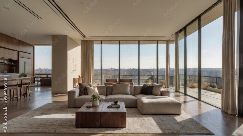 Fototapeta premium modern living room