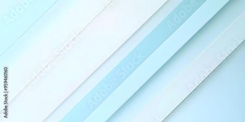 geometric white and blue modern abstract background. linear simple and light illustration