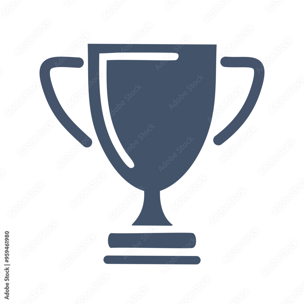 Winner trophy icon. Simple trophy icon. Perfect for use in web design, app design, or social media. Winner trophy icon. Simple trophy icon. Perfect for use in web design, app design, or social media.