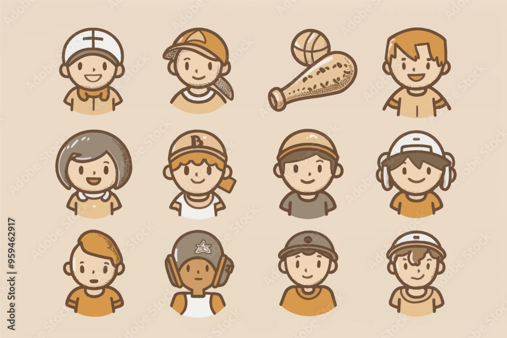 Children's Portraits: A Collection of Cartoon Character Illustrations Children's Portraits: A Collection of Cartoon Character Illustrations