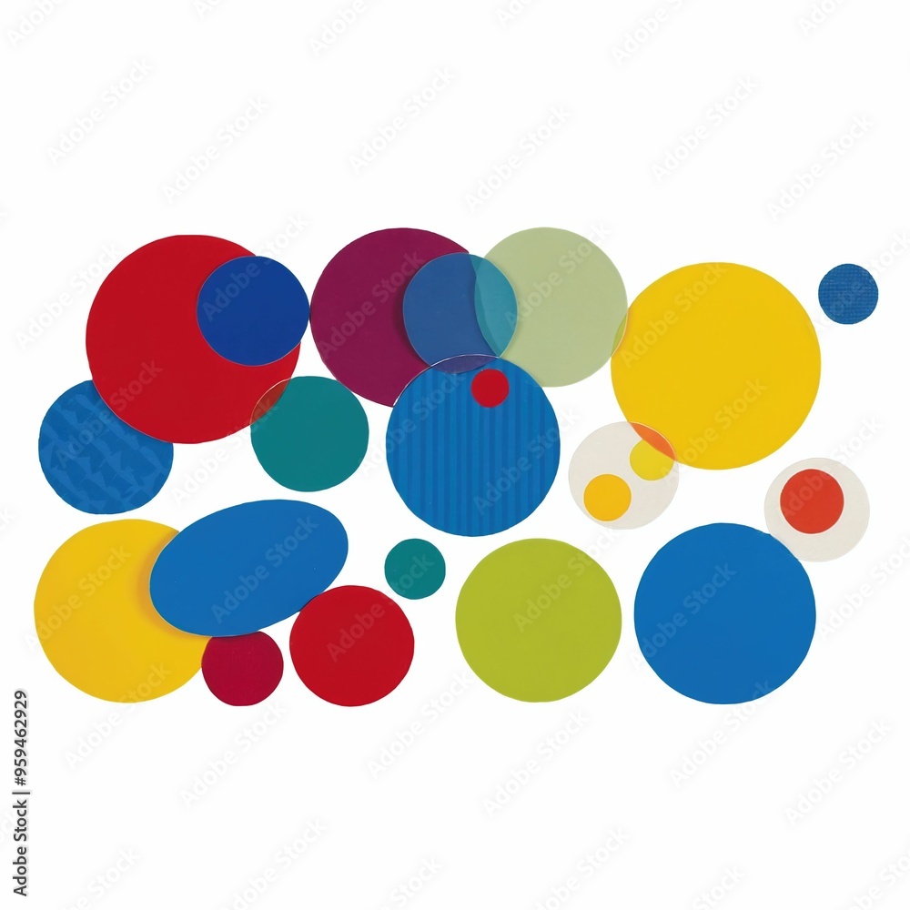 Abstract Colorful Circle Pattern on White Background
Abstract Colorful Circle Pattern on White Background