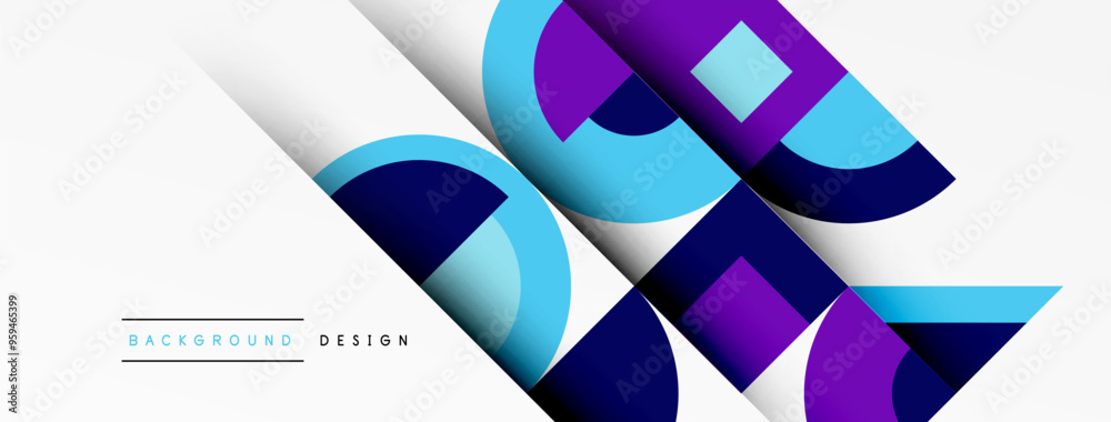 Modern geometrical abstract background - circles. Business or technology presentation design Modern geometrical abstract background - circles. Business or technology presentation design
