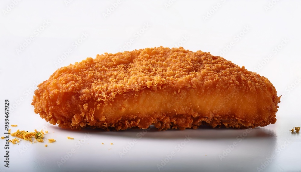 Tonkatsu with white background isolated Tonkatsu with white background isolated
