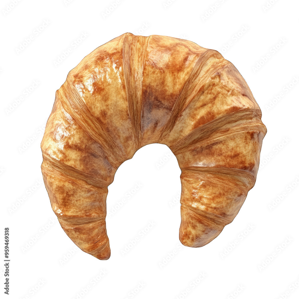 Freshly Baked Croissant. Freshly Baked Croissant.