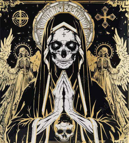 Skeletal Saint: A Gothic Iconography