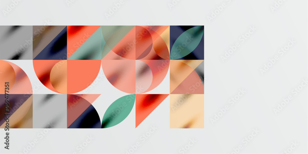 Triangles, round triangles and circles techno art. Vector Illustration For Wallpaper, Banner, Background, Card, Book Illustration, landing page Triangles, round triangles and circles techno art. Vector Illustration For Wallpaper, Banner, Background, Card, Book Illustration, landing page