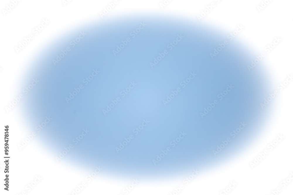 A blue circle with a blurry background