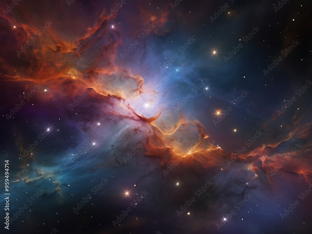 Fototapeta premium background with stars, space galaxy background, background with space, galaxy in the space with stars, space Wallpaper