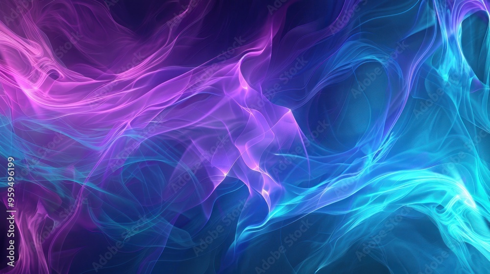 Fototapeta premium Abstract Flowing Lines.