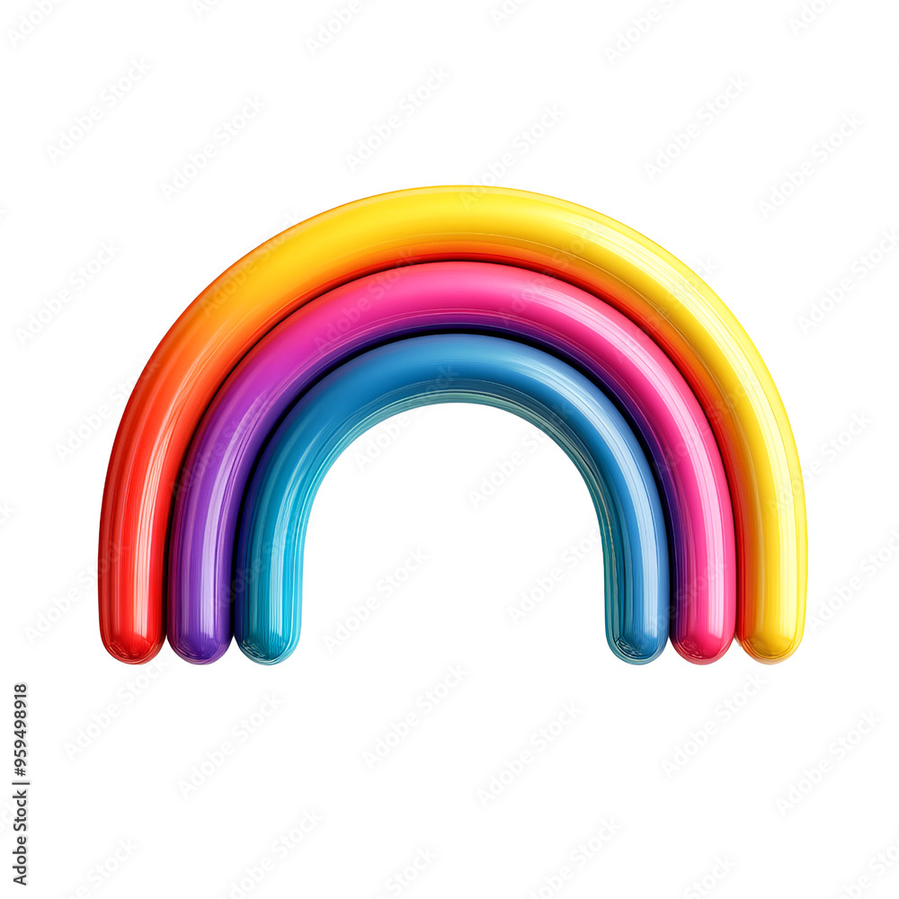 A vibrant, colorful rainbow design featuring bold, glossy arcs in various hues, symbolizing joy and positivity. A vibrant, colorful rainbow design featuring bold, glossy arcs in various hues, symbolizing joy and positivity.