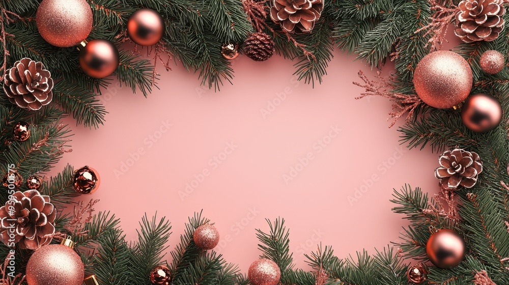 Merry Christmas and Happy New Year festive colorful composition. Christmas background. Xmas banner and holiday poster Merry Christmas and Happy New Year festive colorful composition. Christmas background. Xmas banner and holiday poster