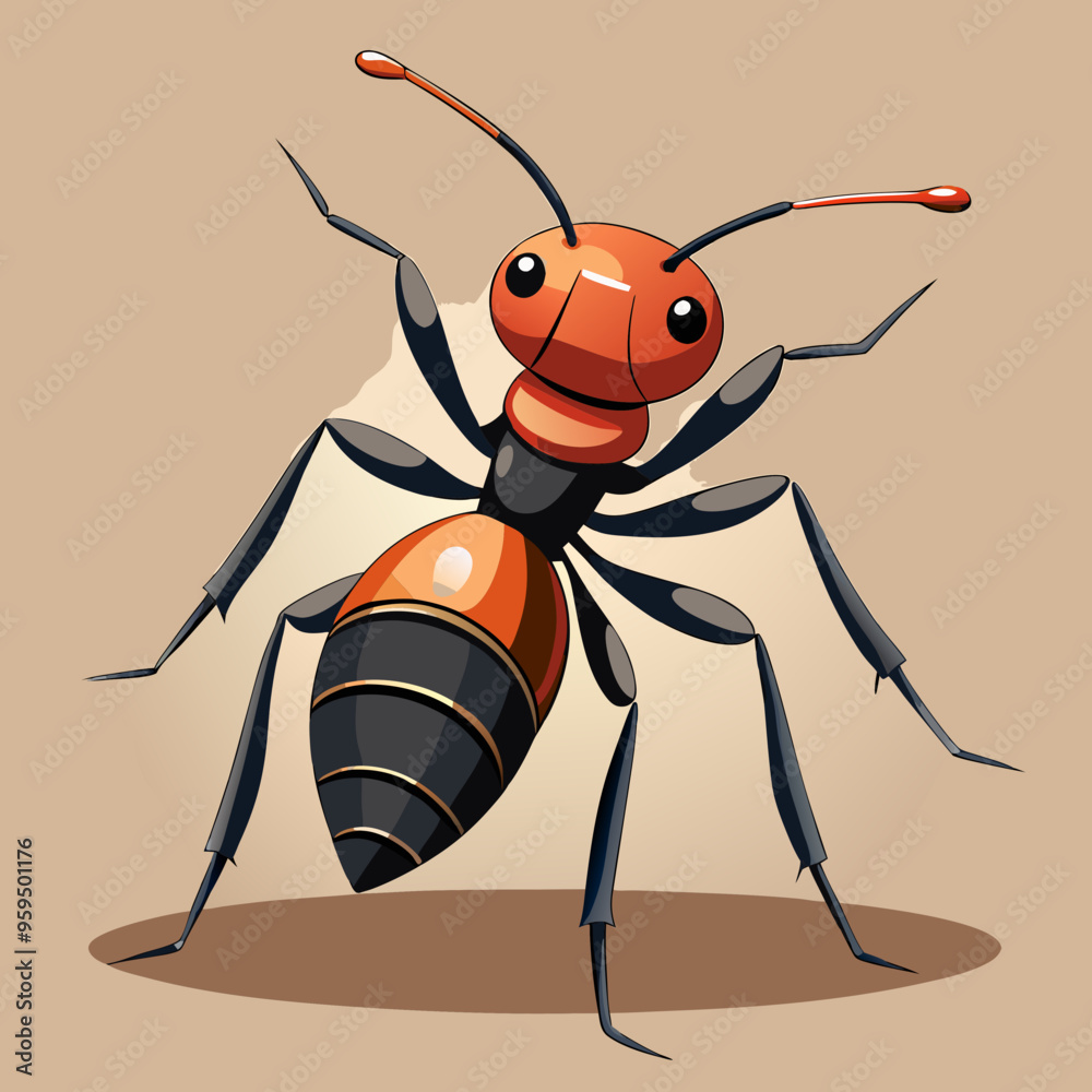 ant cartoon vector illustration ant cartoon vector illustration