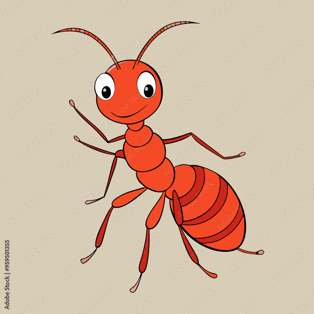 ant cartoon vector illustration ant cartoon vector illustration