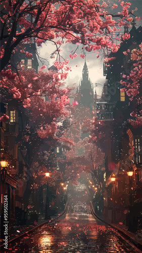 Cherry Blossom Alley: A City's Embrace of Spring
