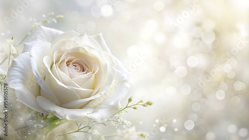 soft blurred rose silk leaf natural  background  