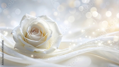 soft blurred rose silk leaf natural  background  