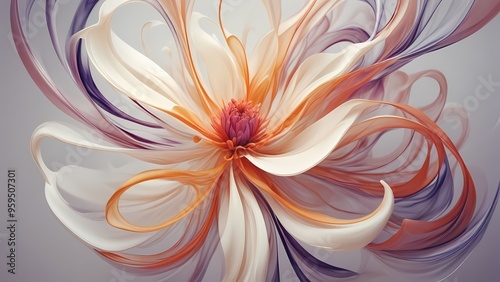abstract flower