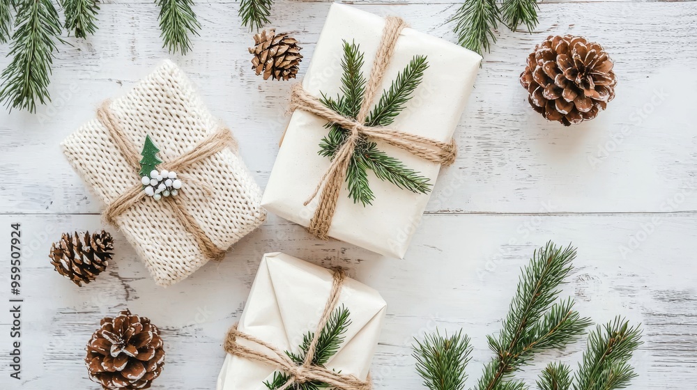 Merry Christmas and Happy New Year festive colorful composition. Christmas background. Xmas banner and holiday poster Merry Christmas and Happy New Year festive colorful composition. Christmas background. Xmas banner and holiday poster
