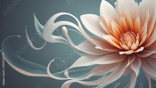 background with flowers