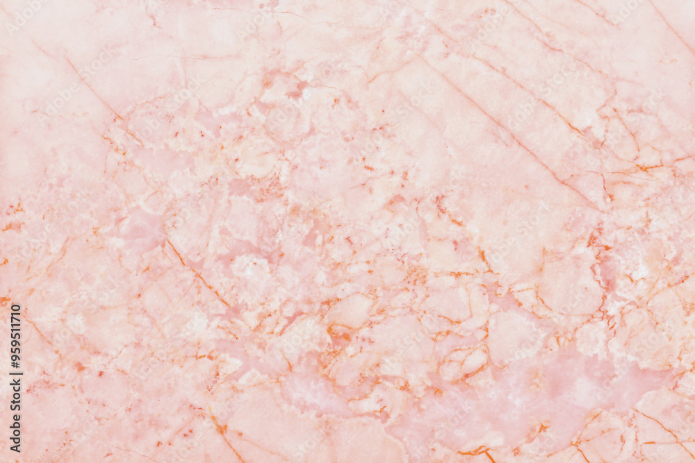 Fototapeta premium Rose gold marble texture background with high resolution, top view of natural tiles stone floor in luxury seamless glitter pattern for interior and exterior decoration.