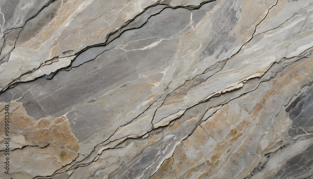 Fototapeta premium High-Resolution Cardo Thunder Stone Semi-Matte Finish with Striking Veining, a beautiful picture of dark gray stone, gay marble, stone tiles, textured