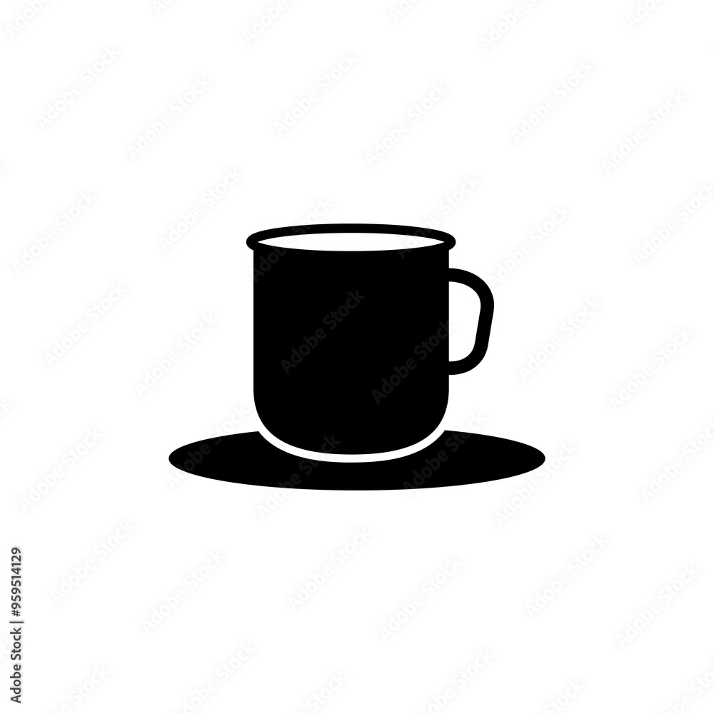 Cup icon vector, coffee cup icon on white background..eps Cup icon vector, coffee cup icon on white background..eps