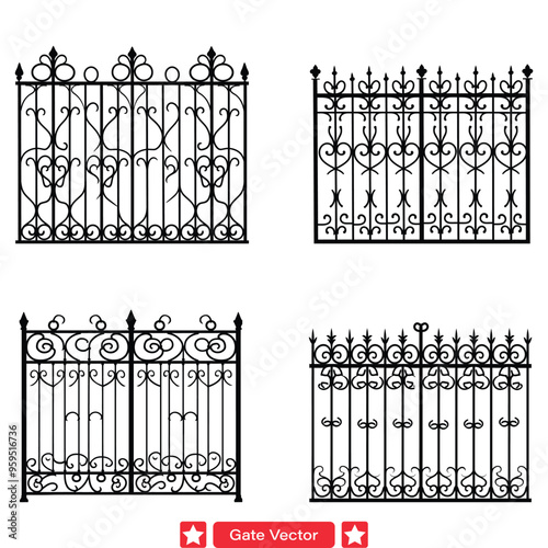 Gateways to Inspiration  Versatile Silhouette Set for Various Projects