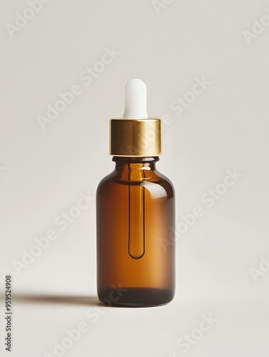 Elegant Frosted Glass Dropper Bottle for Facial Oil Packaging