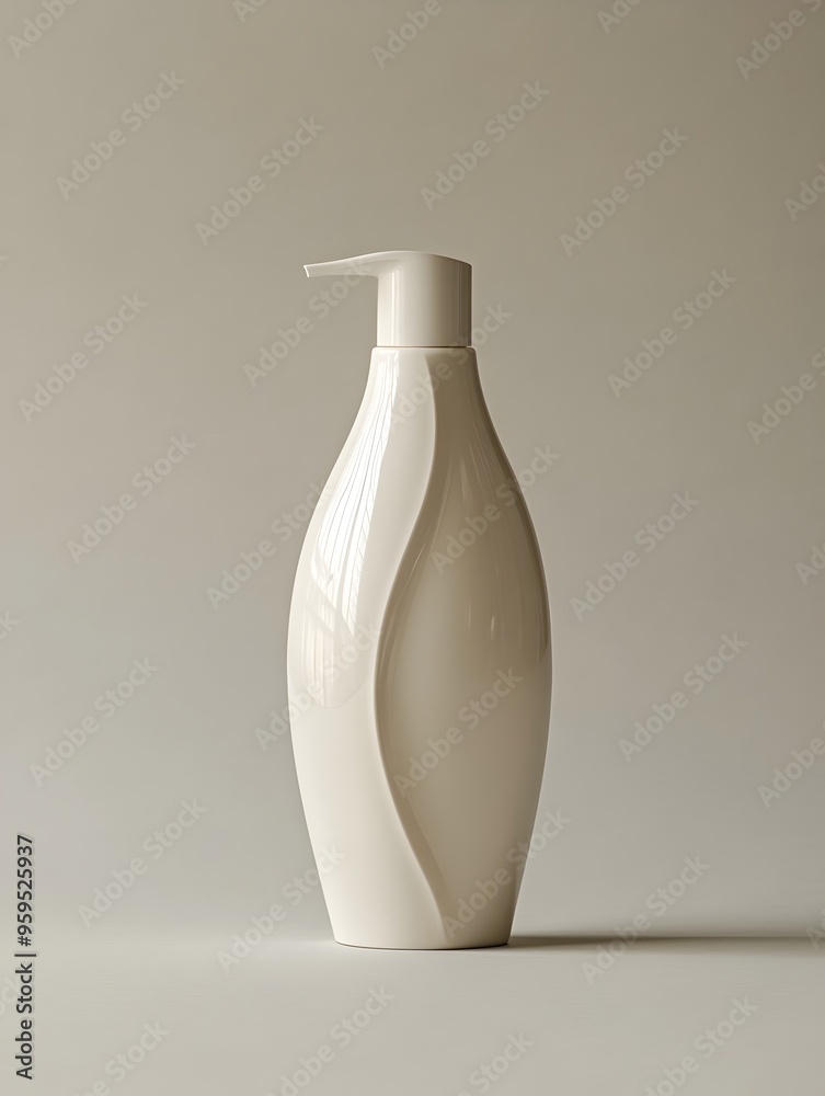 Stylish Opaque Bottle with Flip-Top Cap for Shampoo Packaging Design Stylish Opaque Bottle with Flip-Top Cap for Shampoo Packaging Design