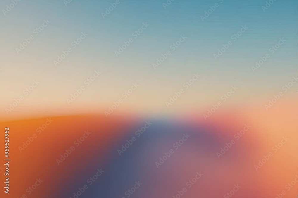 Vibrant Gradient Orange and Sky Blue Blurred Background in Minimal Flat Design Vibrant Gradient Orange and Sky Blue Blurred Background in Minimal Flat Design