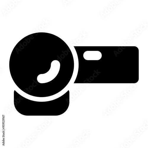 handycam, video, camera, recorder, device, gadget, technology solid or glyph icon