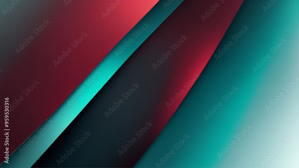 Abstract geometric background with red, blue, and green gradient color, perfect for modern presentations and designs. Abstract geometric background with red, blue, and green gradient color, perfect for modern presentations and designs.