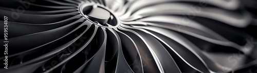 Aerospace industry use of composites fibers, lightweight and strong, crafted for flight efficiency photo