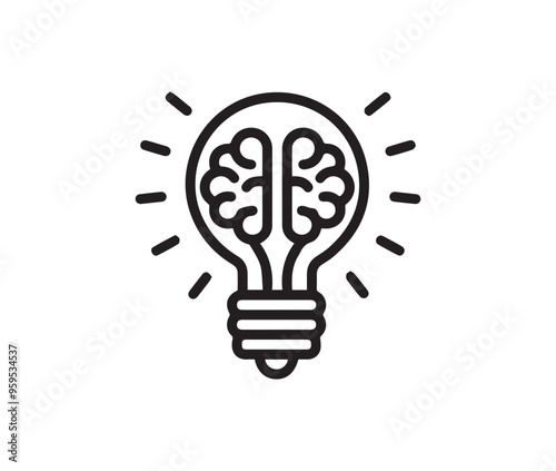 A light bulb or idea icon vector. the broken light bulb until the yellow light was a bright symbol illustration.